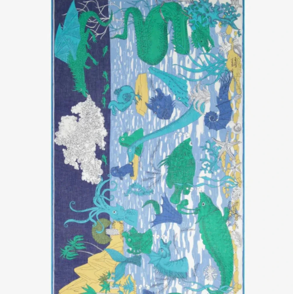 Fantastique Scarf in Emerald - Inoui Editions
