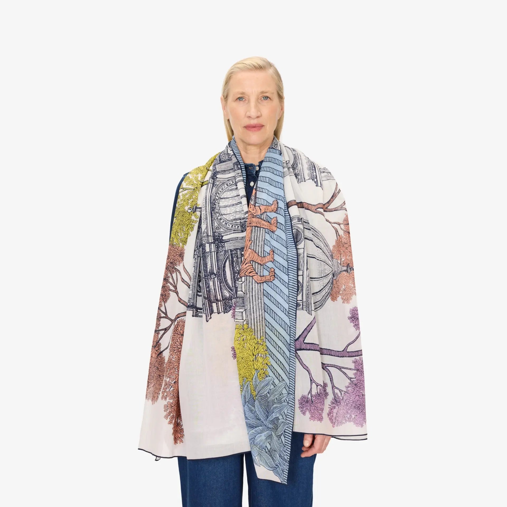 Mirage Scarf in Multicolour - Inoui Editions