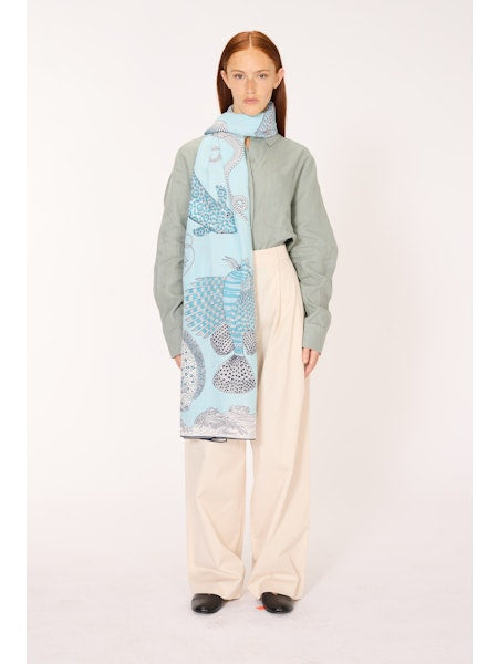 Poseidon Scarf in Turquoise - Inoui Editions