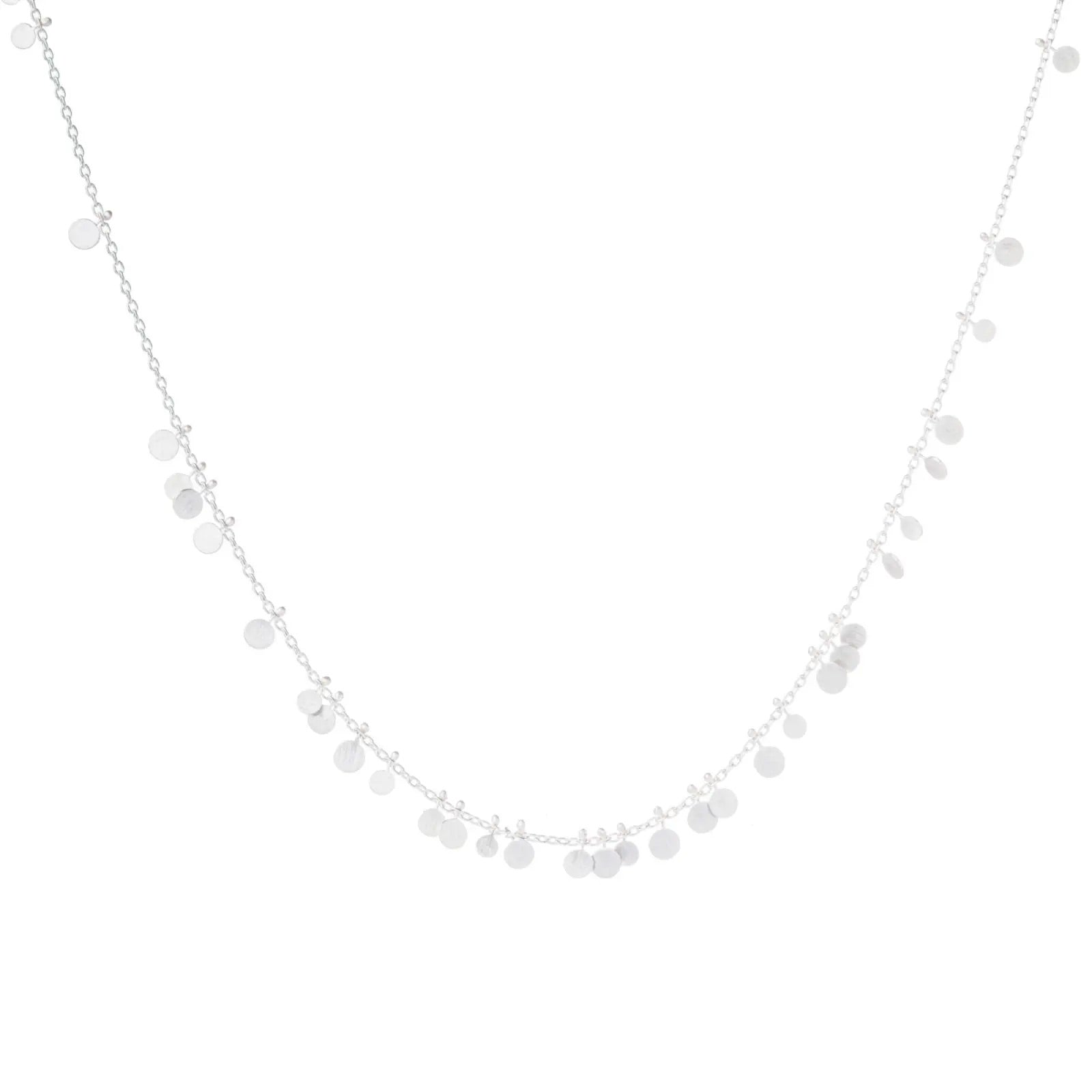 Random Dots Silver Necklace - Sia Taylor