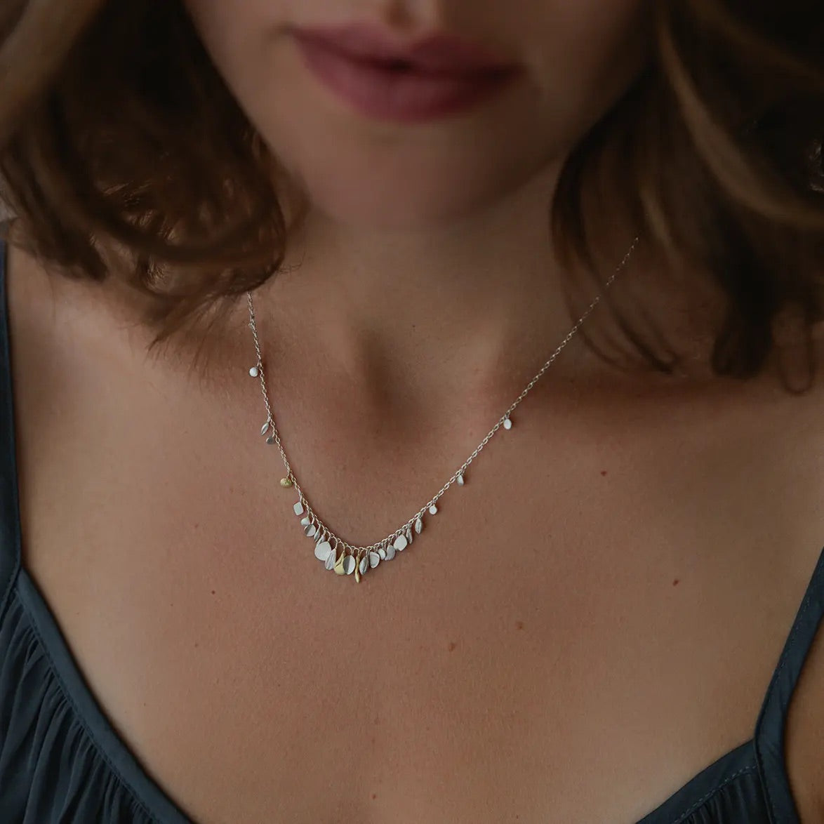 Little Meadow Silver & Gold Necklace - Sia Taylor