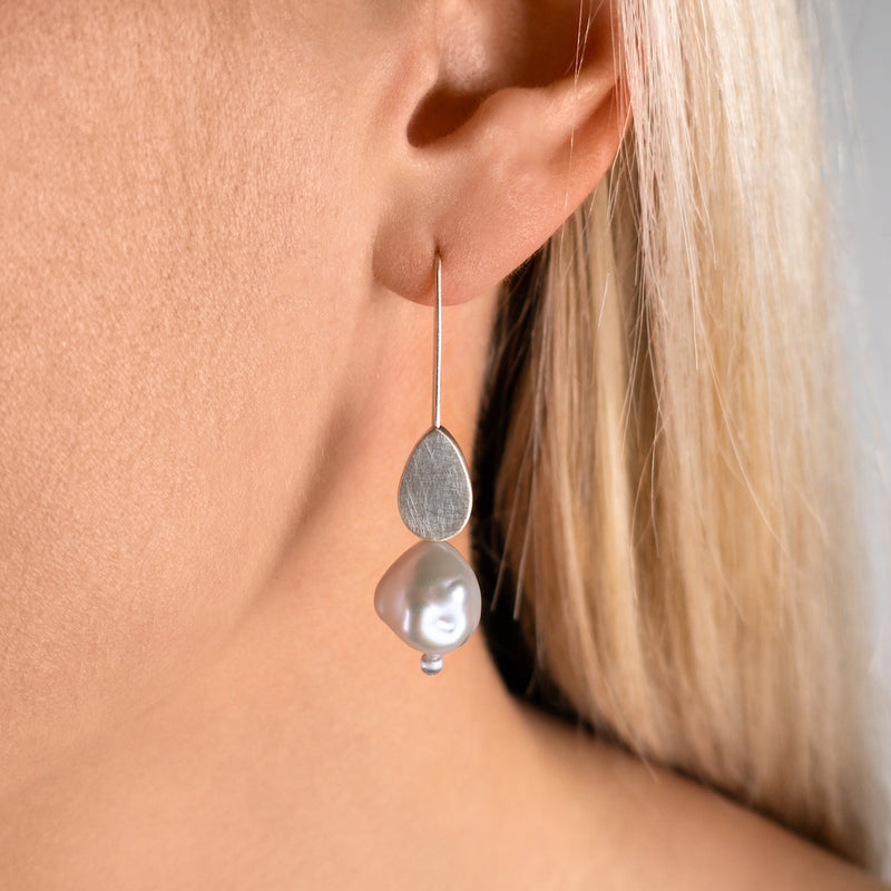 Silent Teardrop Earrings - Kate Alterio