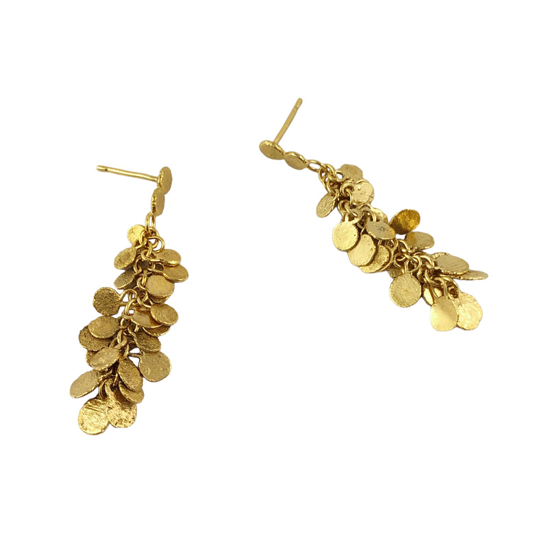 Unearthed Gold Long Studs - Virginia Sprague