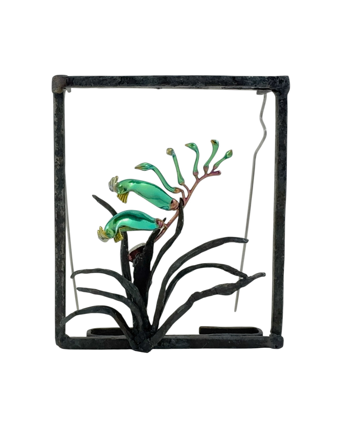 Emberbloom Kangaroo Paw Brooch by Xinze Yu