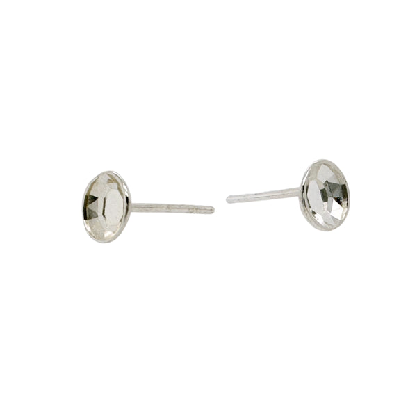 Round Impression Silver Studs - Louise Fischer