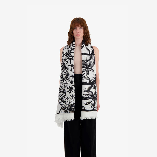 Dufy Scarf in Black - Inoui Editions