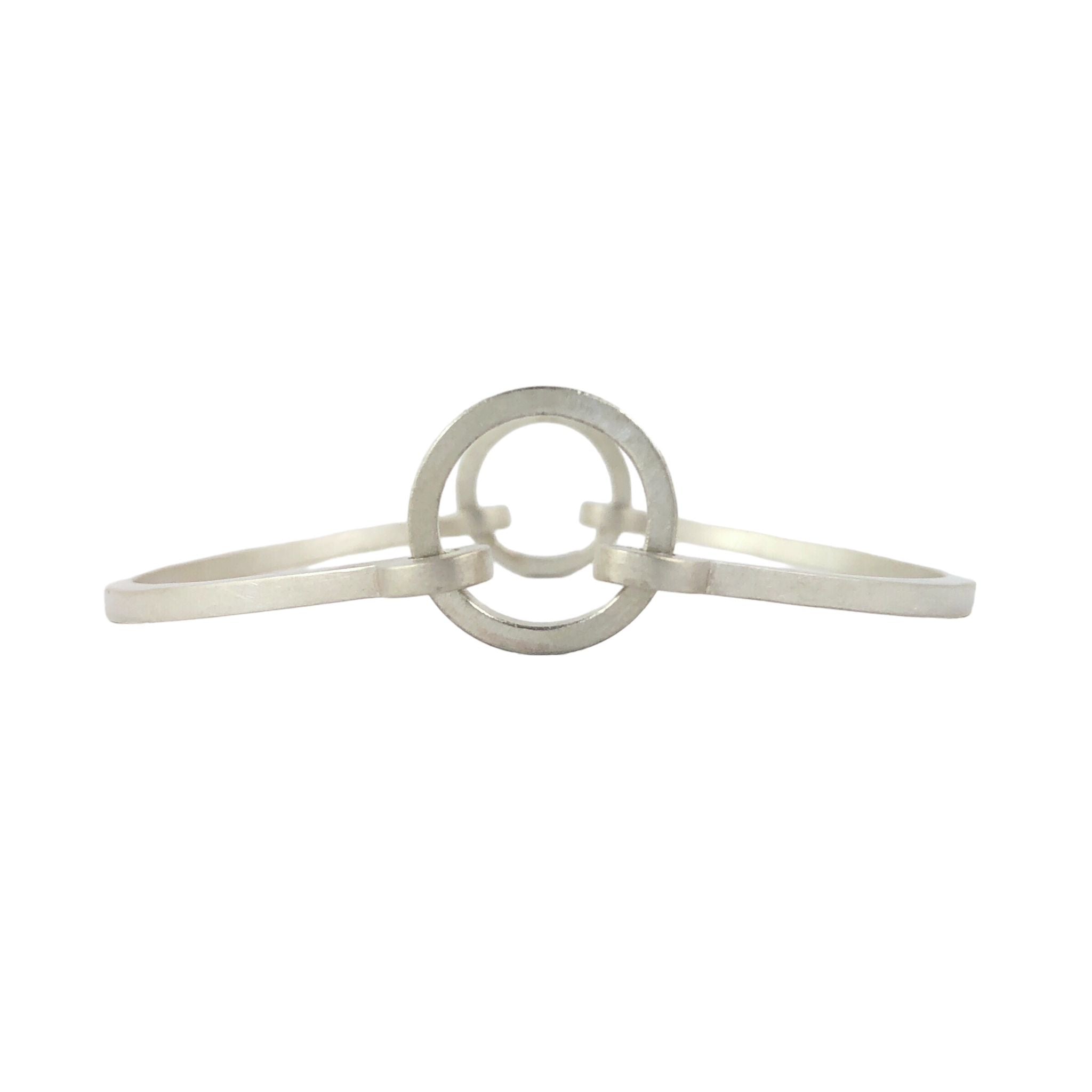 Half Circle Bracelet in Silver - Emma Jane Donald