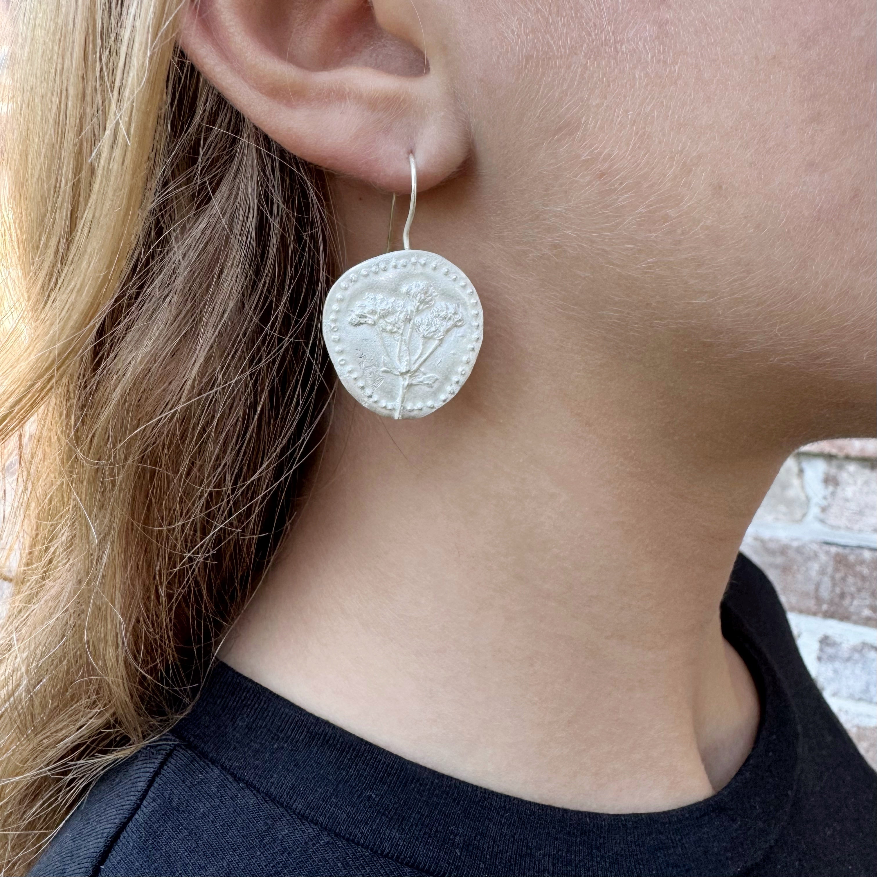 Celery Embed Earrings - Anja Jagsch