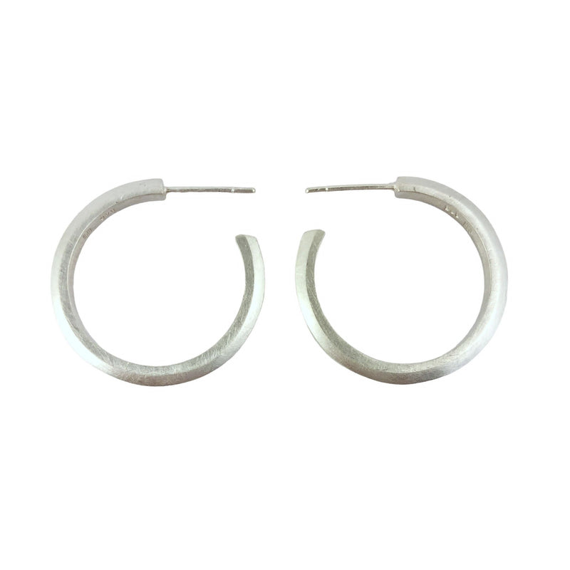 Profile Hoop Earrings Large - Emma Jane Donald
