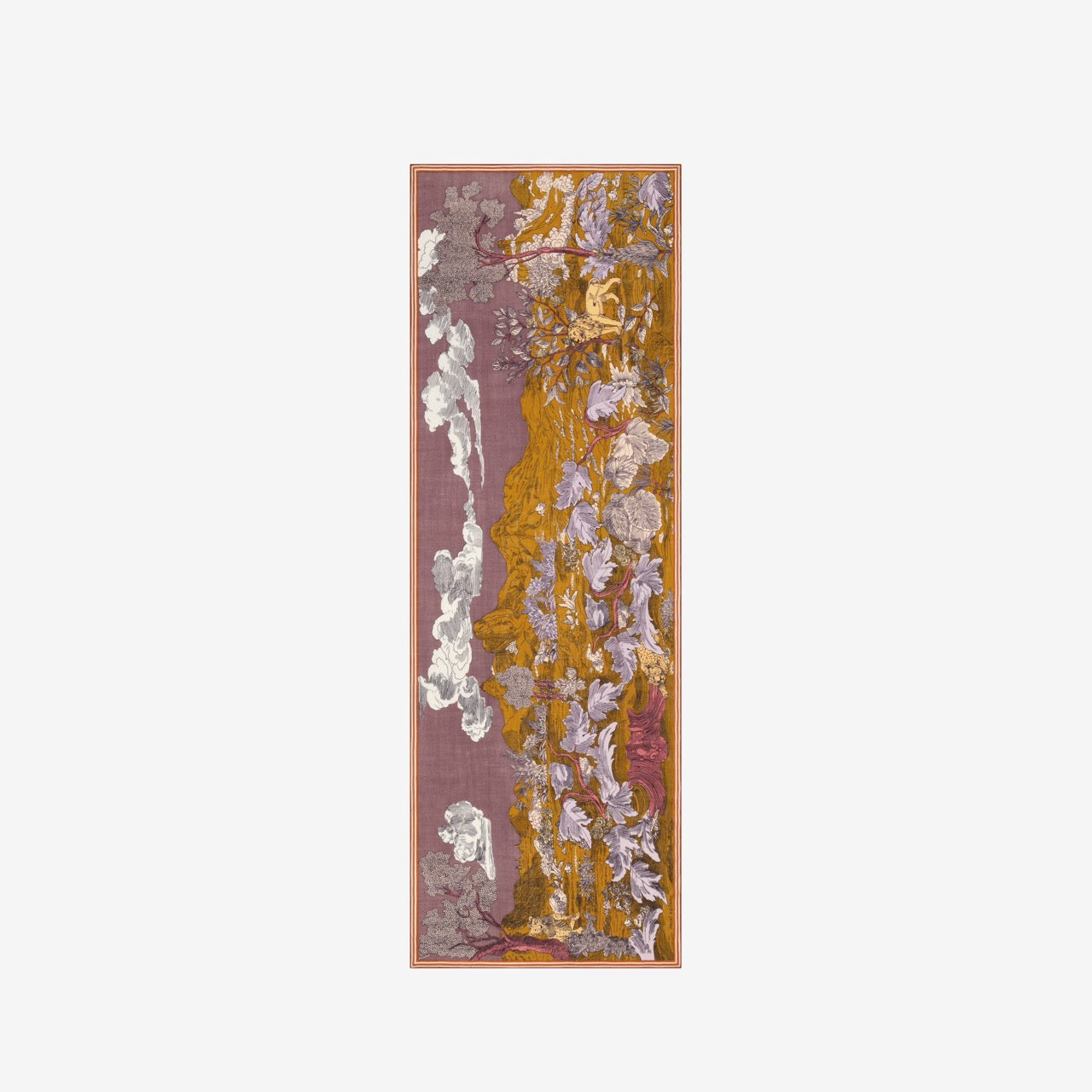 Histoire Wool Scarf in Purple - Inoui Editions