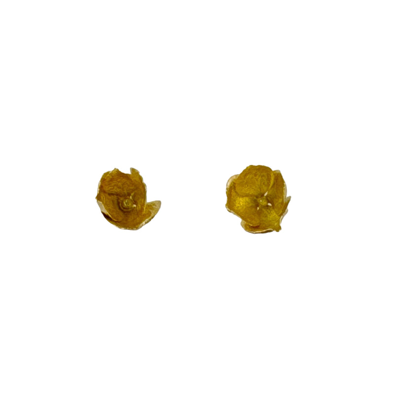 Hydrangea Gold Studs - Anja Jagsch