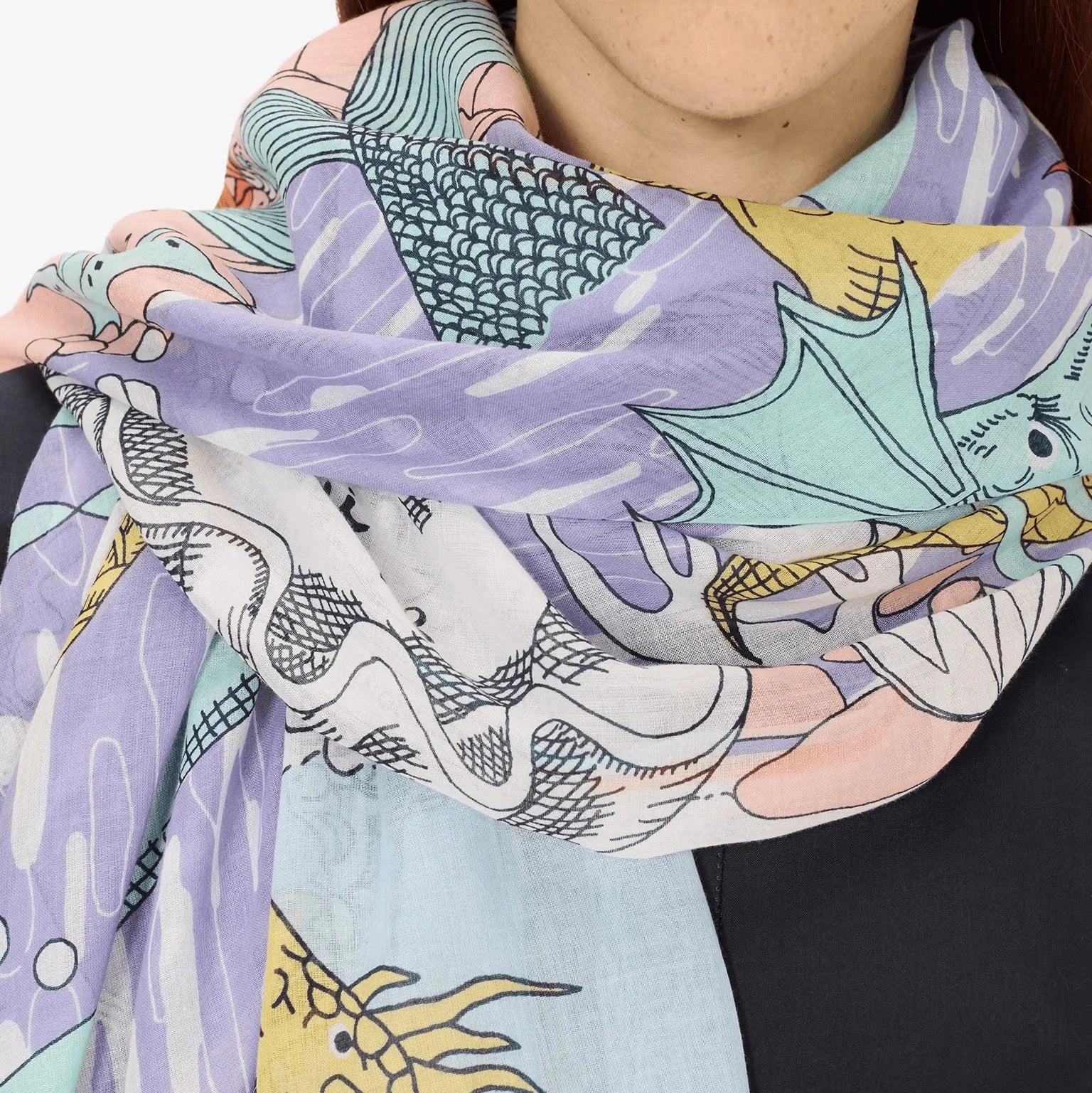 Fantastique Scarf in Pastel - Inoui Editions