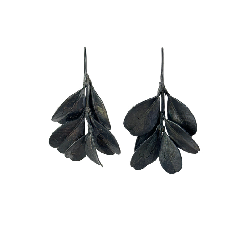 Japanese Box Oxidised Silver Hooks - Anja Jagsch