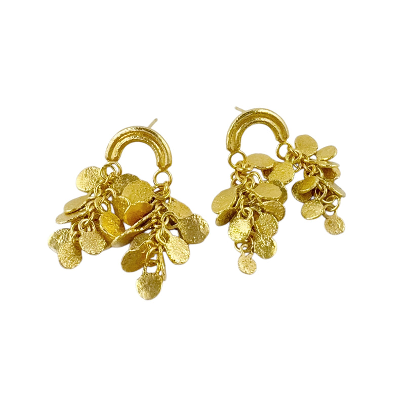 Sun Shower Gold Earrings - Virginia Sprague