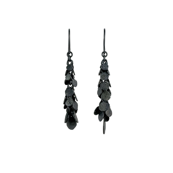 Unearthed Oxidised Silver Earrings - Virginia Sprague