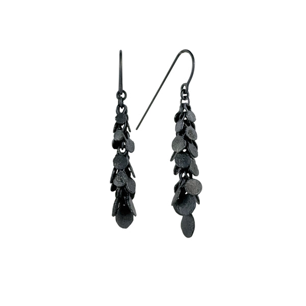 Unearthed Oxidised Silver Earrings - Virginia Sprague