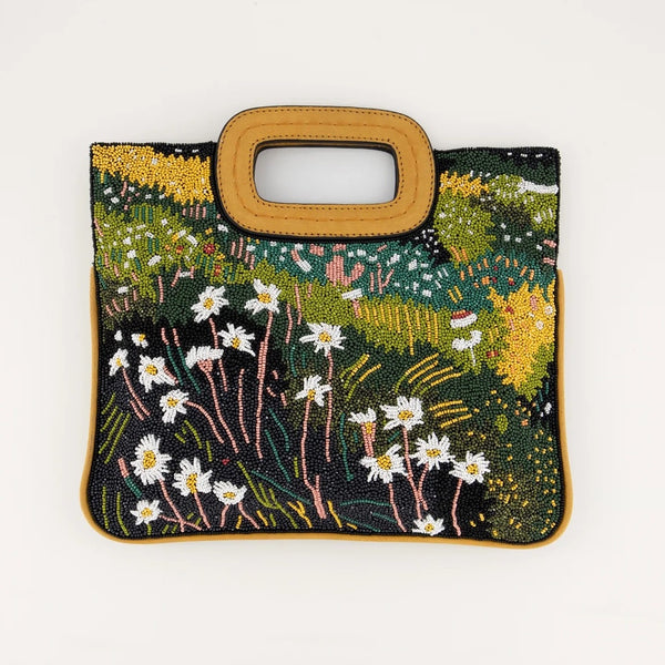 Beaded Clutch in Daisy Field - Nancybird