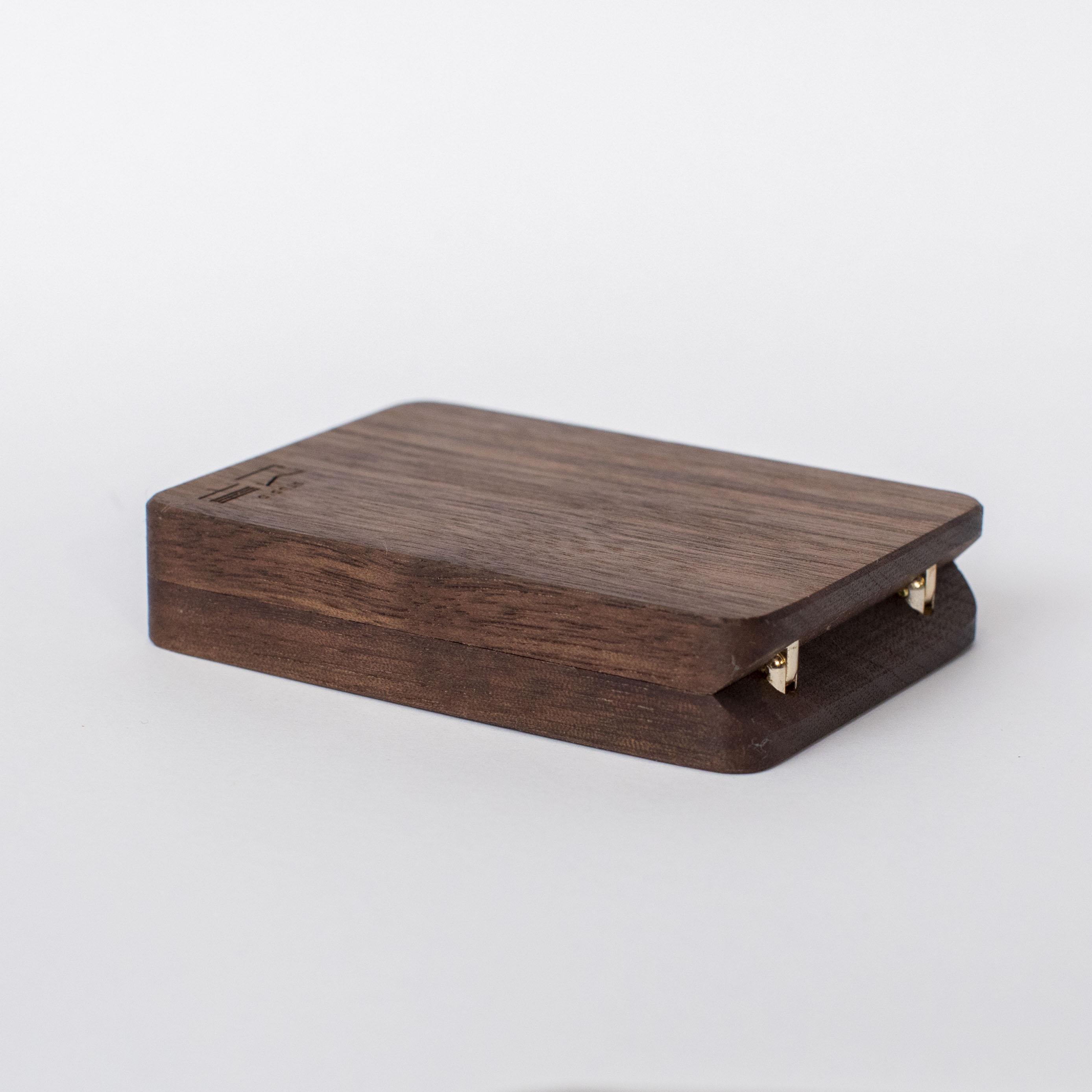 Walnut Stud Earring Box - Woodsbury