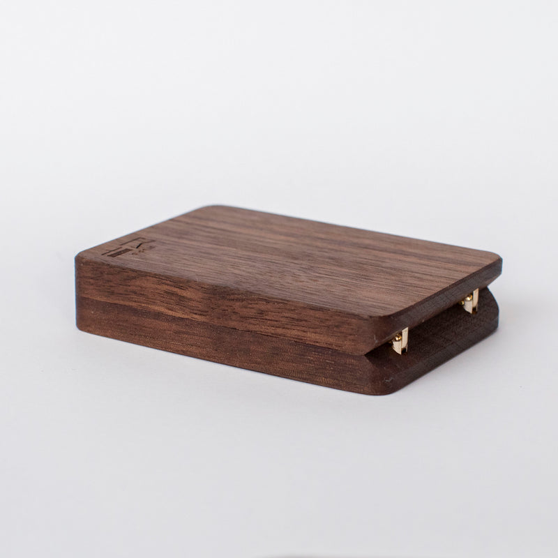 Walnut Stud Earring Box - Woodsbury