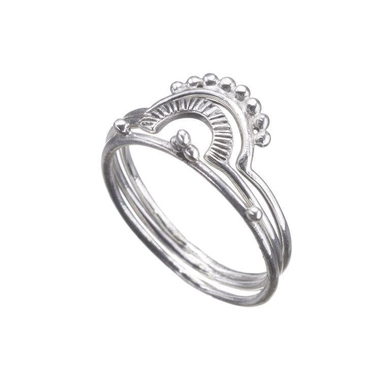 Aztec Boho Ring Set - Shabana Jacobson