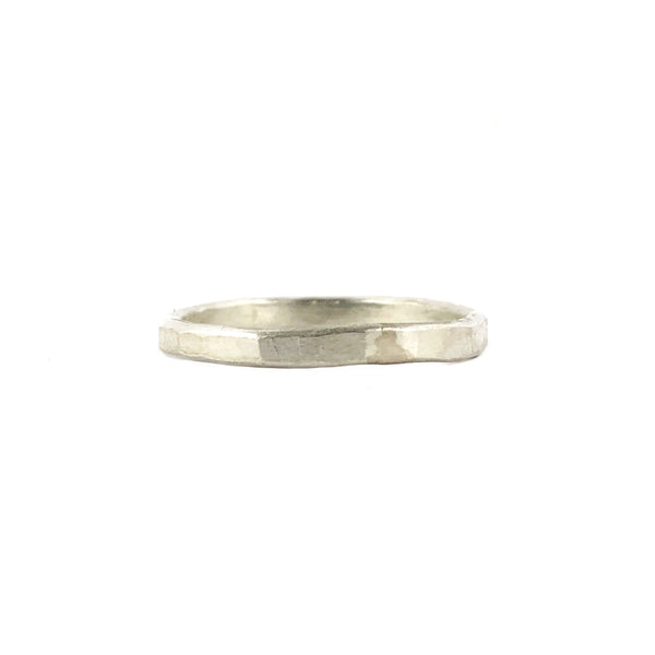 Hammered Silver Ring - Xanthe Alys