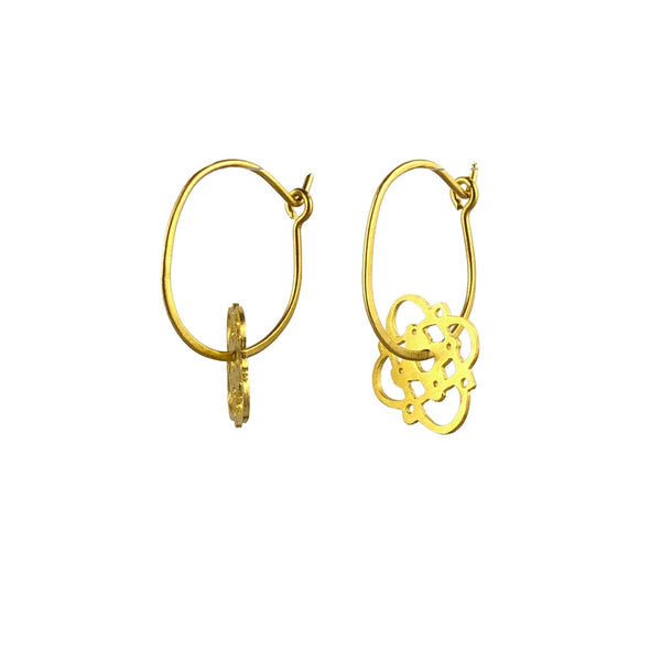 Hilda Earrings Gold Plated - Joanna Cave