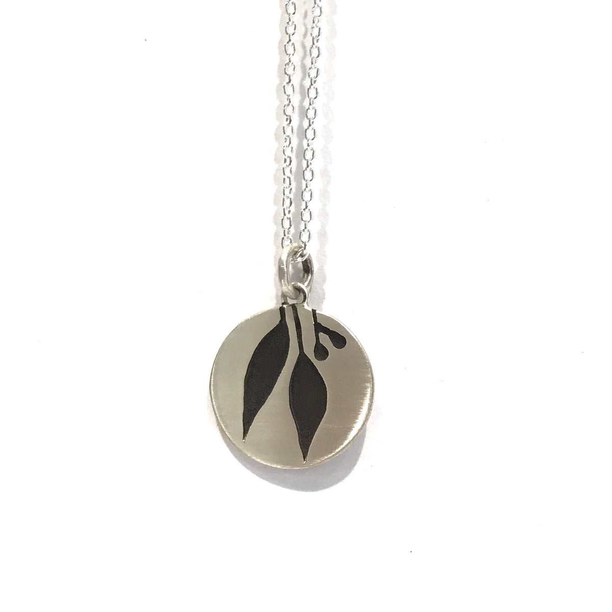 Petite Gum Leaf Pendant - Emma Kidson
