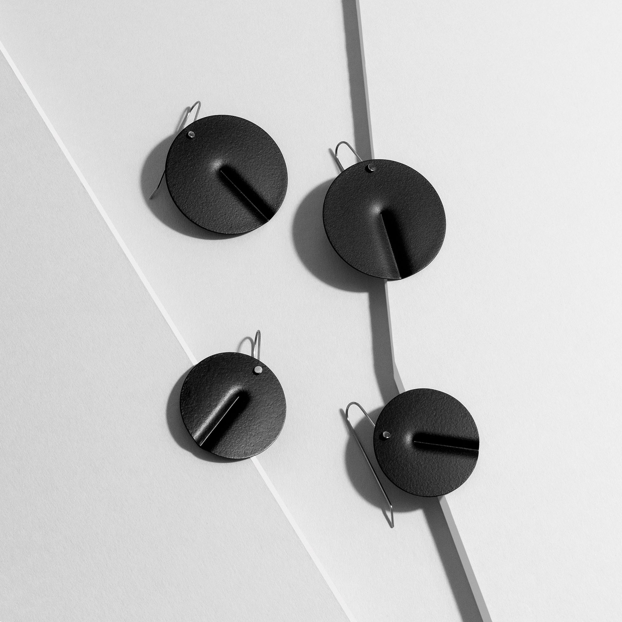 Contour Large Earrings - Ferro Forma