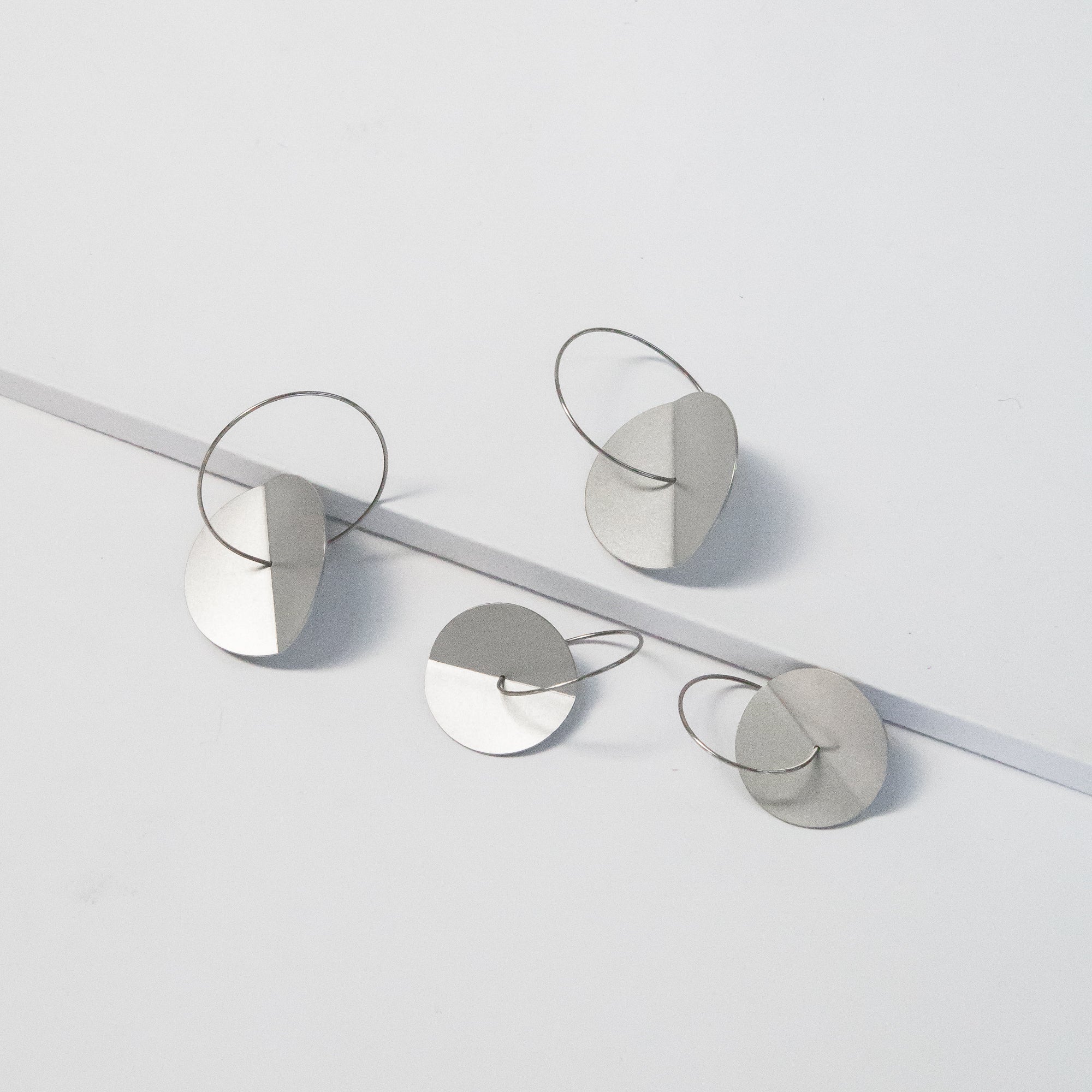 Fold Large Earrings - Ferro Forma