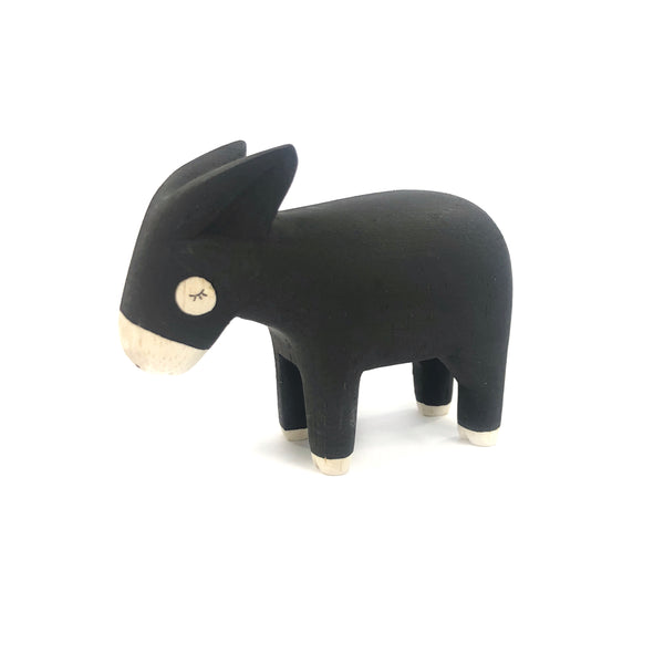 Wooden Carved Donkey - T-Lab