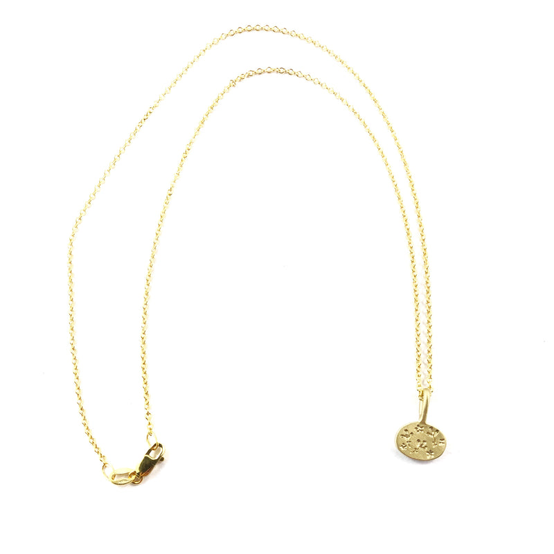 Botanica Oval 9ct Gold Necklace - Milly Thomas