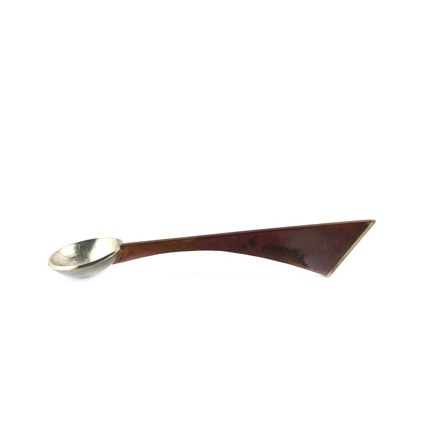 Silver and Copper Salt Spoon - Erin Pearce