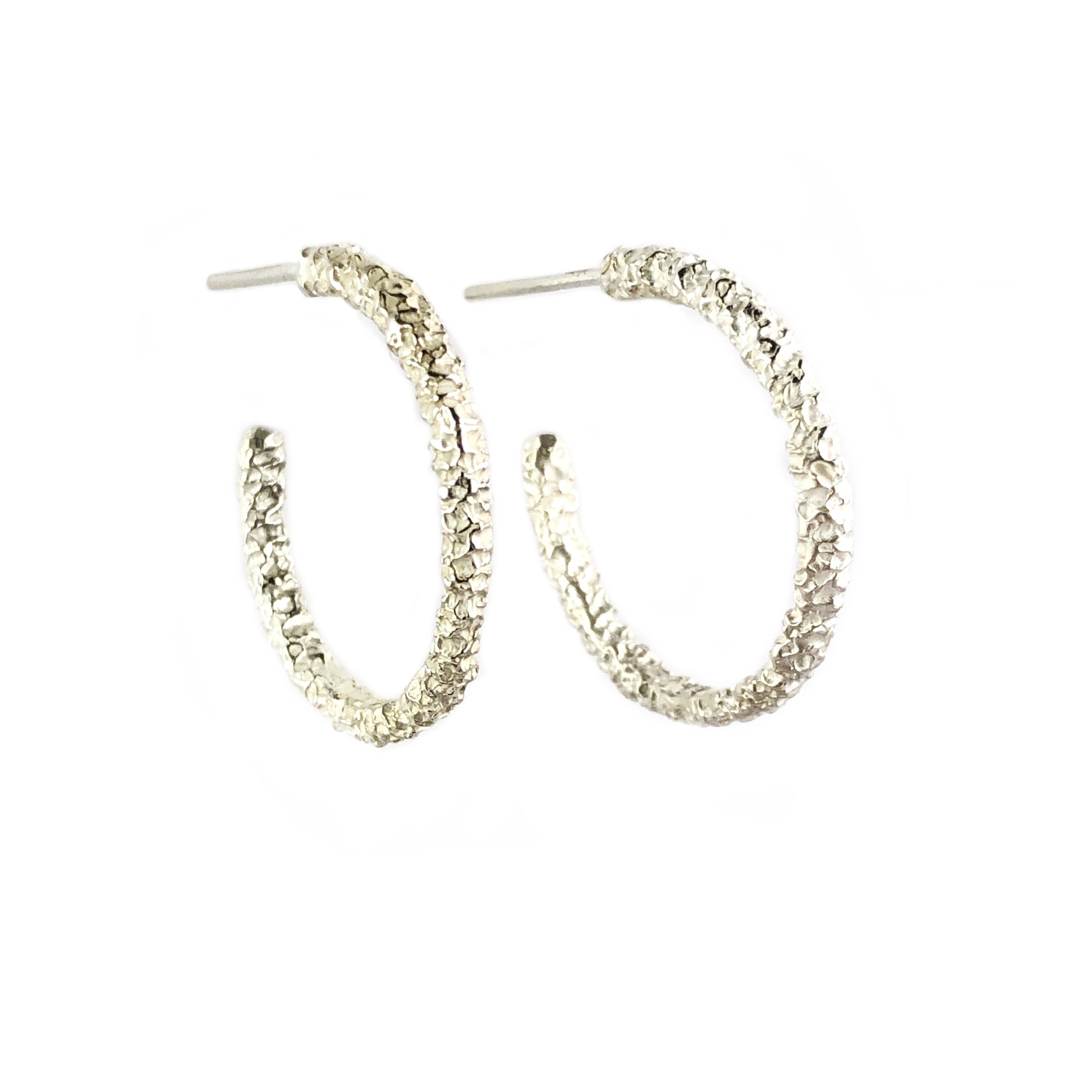 Sunken Hoop Earrings - Welfe Bowyer