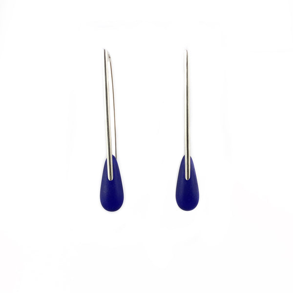 Mali Dark Blue Earrings - Lisa Jose
