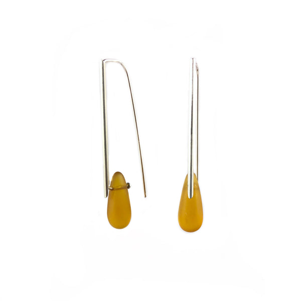 Mali Opaque Yellow Earrings - Lisa Jose