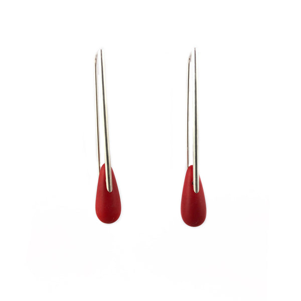 Mali Dark Red Earrings - Lisa Jose
