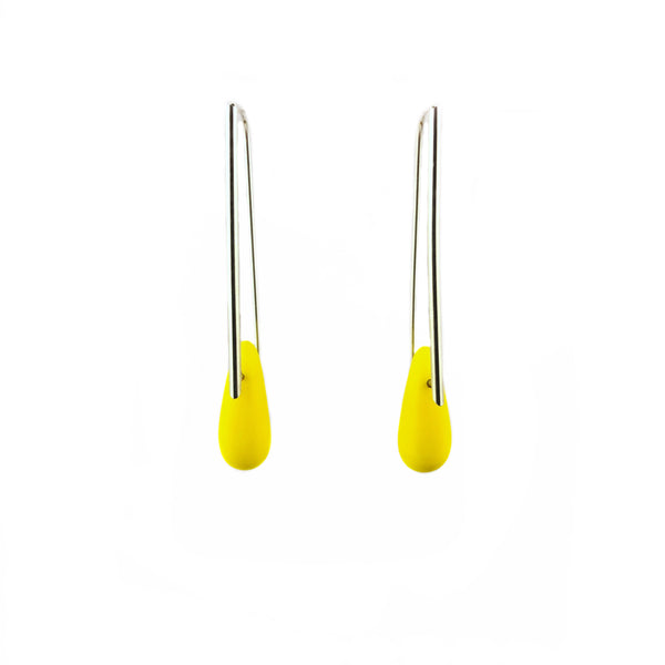 Mali Opaque Yellow Earrings - Lisa Jose