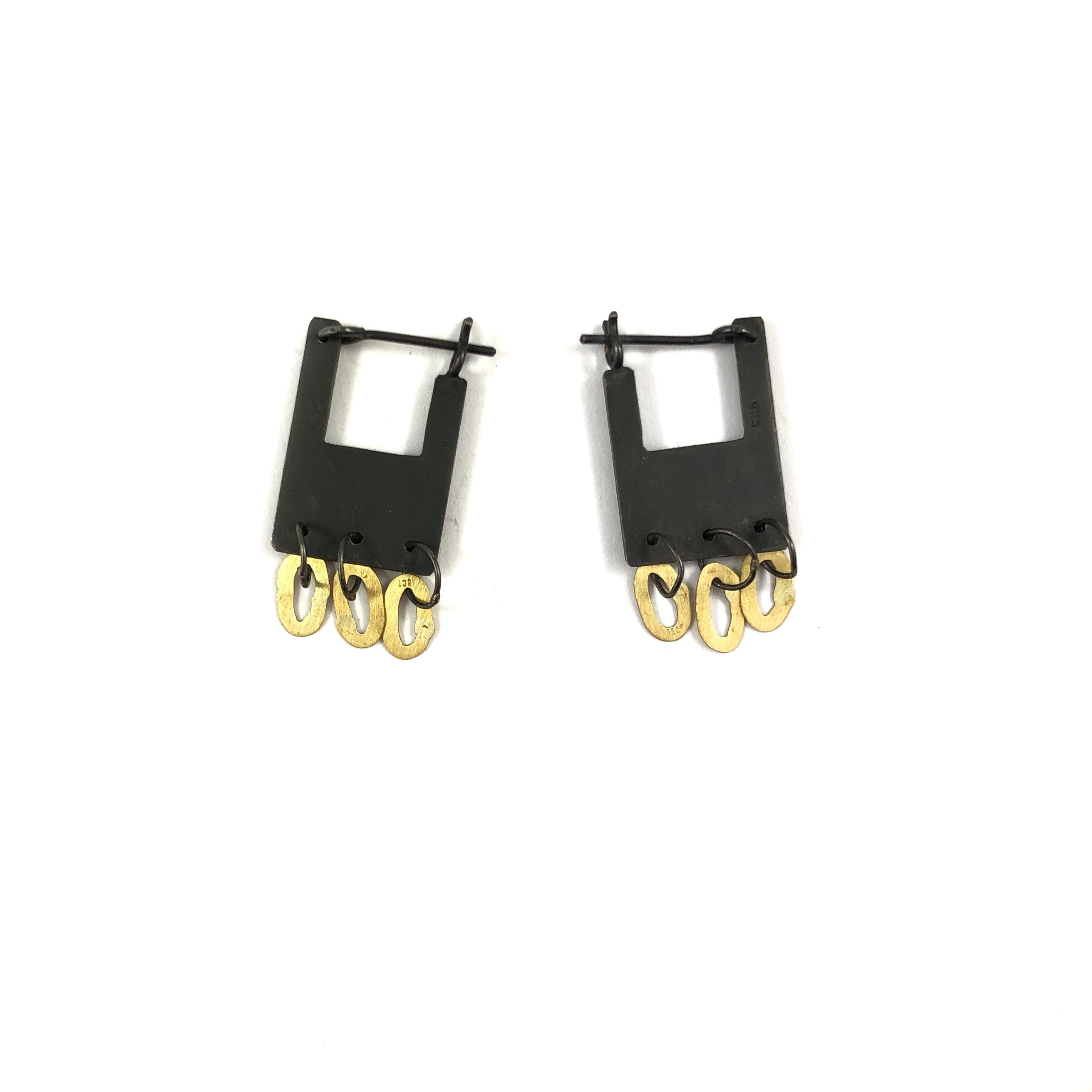 Square Pyramid Small Earrings - Kaoru Rogers