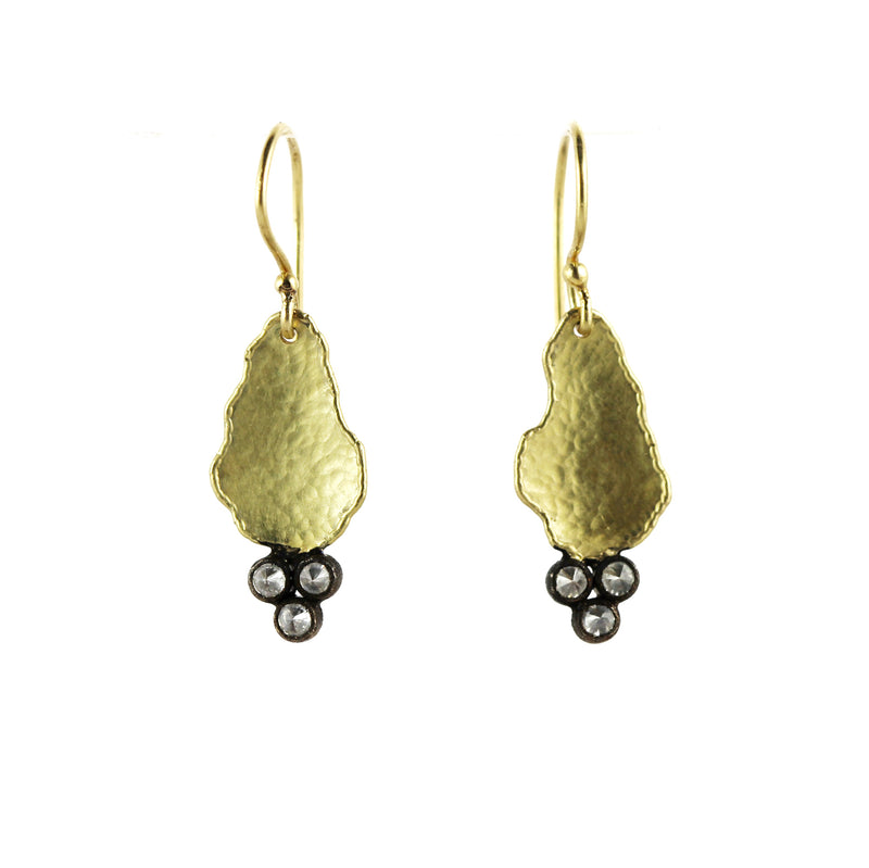 Hammered Teardrop Earrings - Tap by Todd Pownell