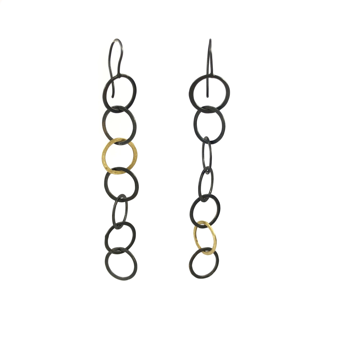 Lucky Seven Link Earrings - Kaoru Rogers