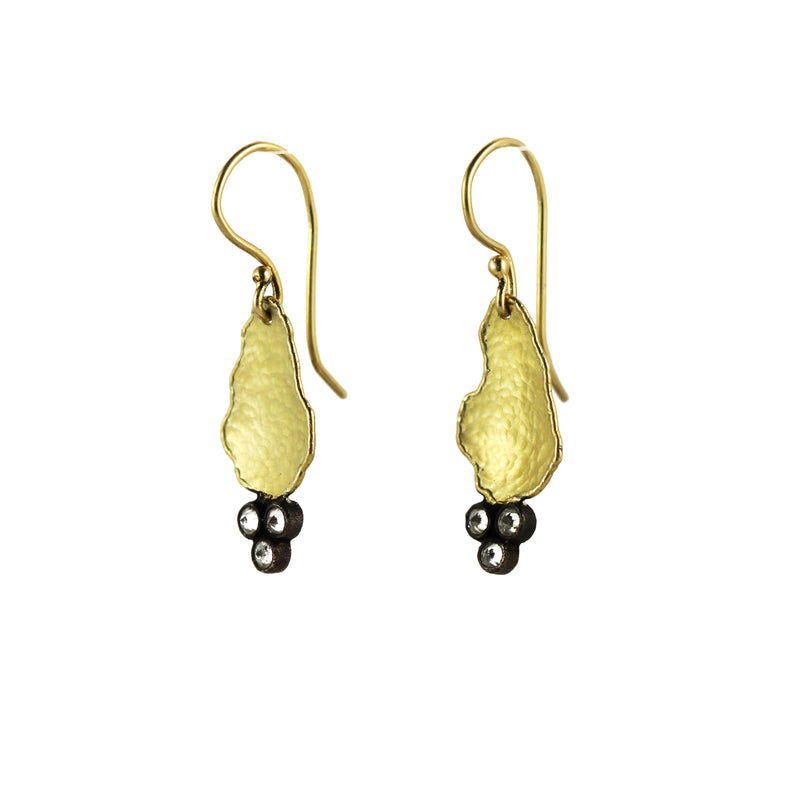 Hammered Teardrop Earrings - Tap by Todd Pownell