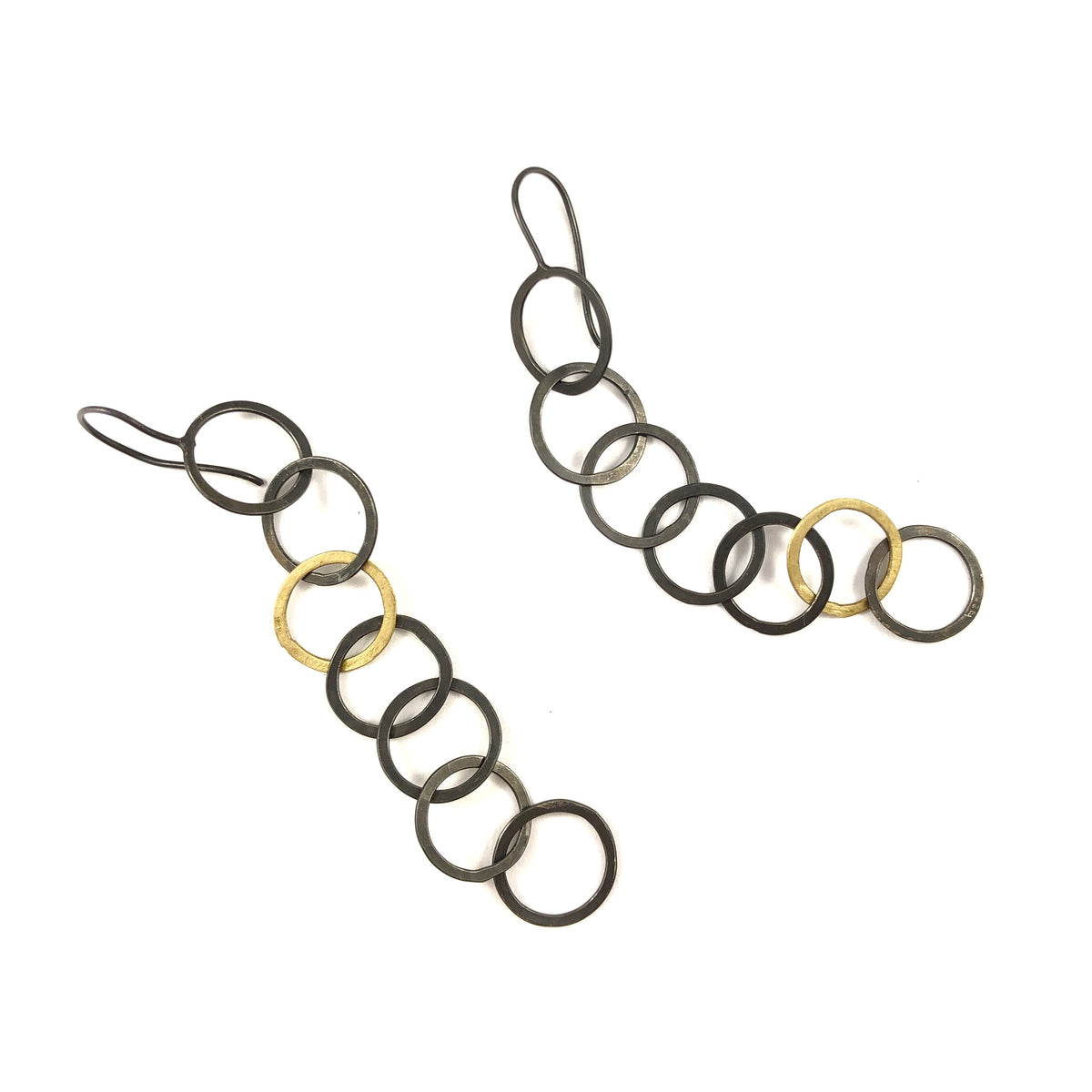 Lucky Seven Link Earrings - Kaoru Rogers