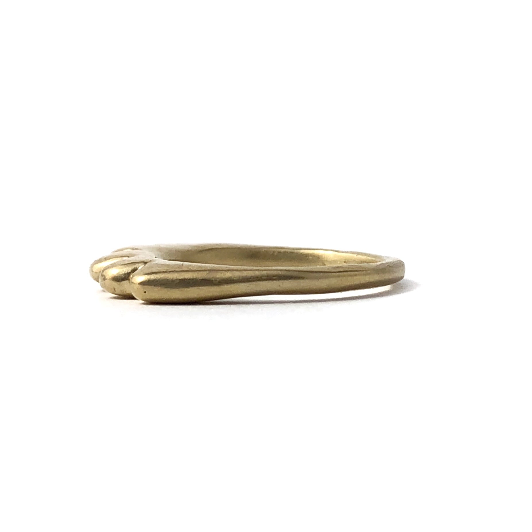Gold Crown Stacking Ring  - Virginia Sprague