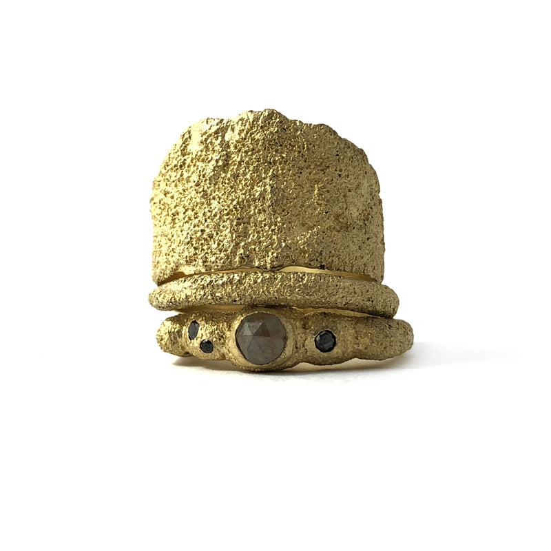Unearthed Gold Band Ring  - Virginia Sprague