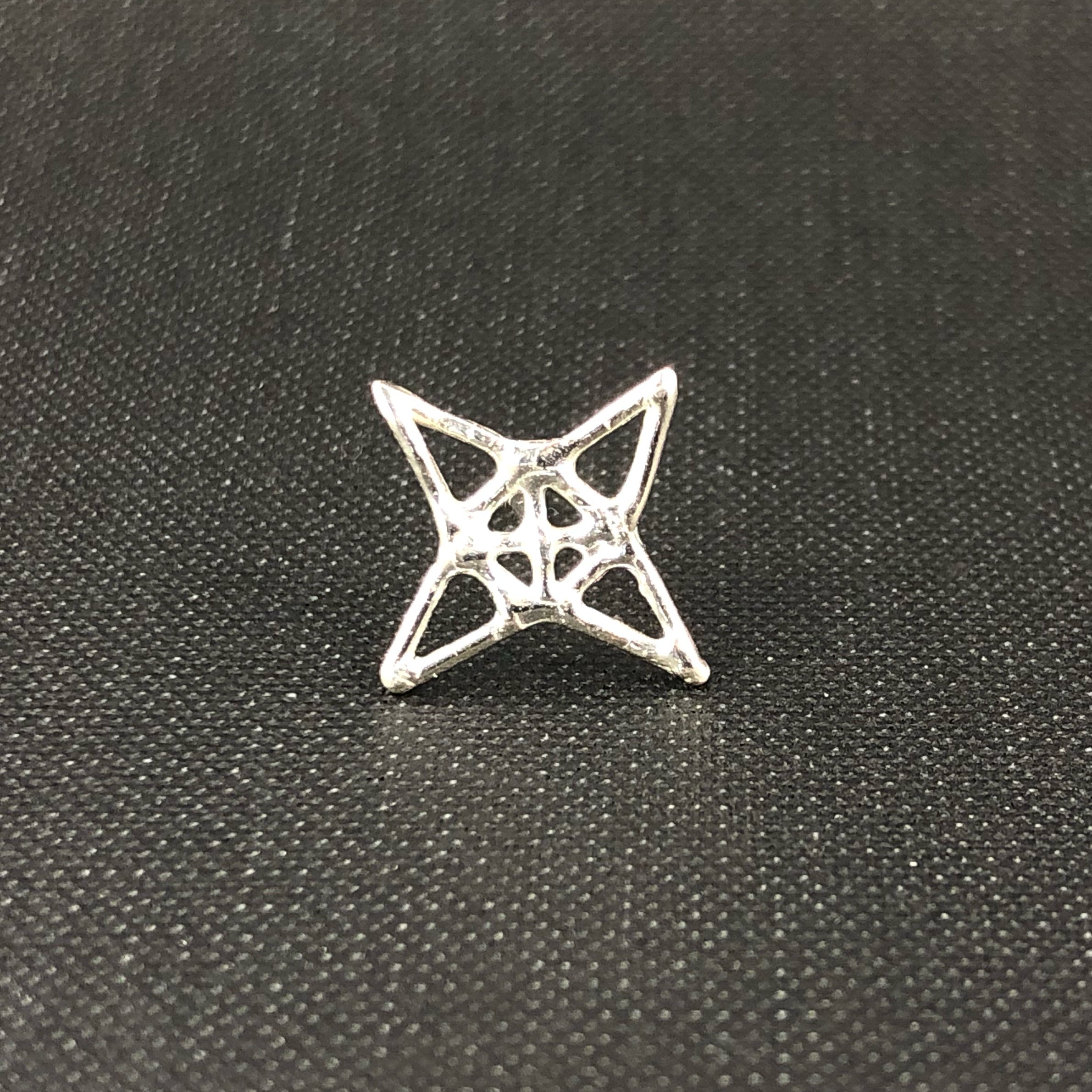 Fragment Single Silver Studs - Anna Vlahos