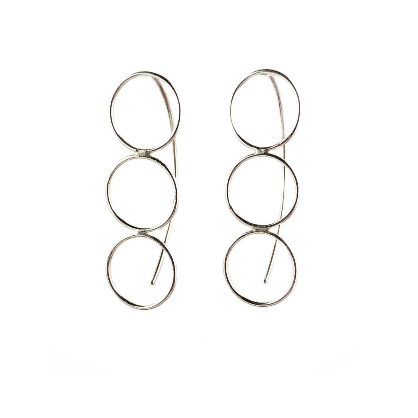 Silver Trio Earring - Xanthe Alys