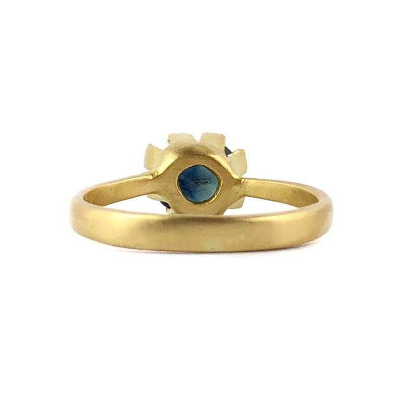 Claw Rectangular Sapphire Ring - Aph Ellen