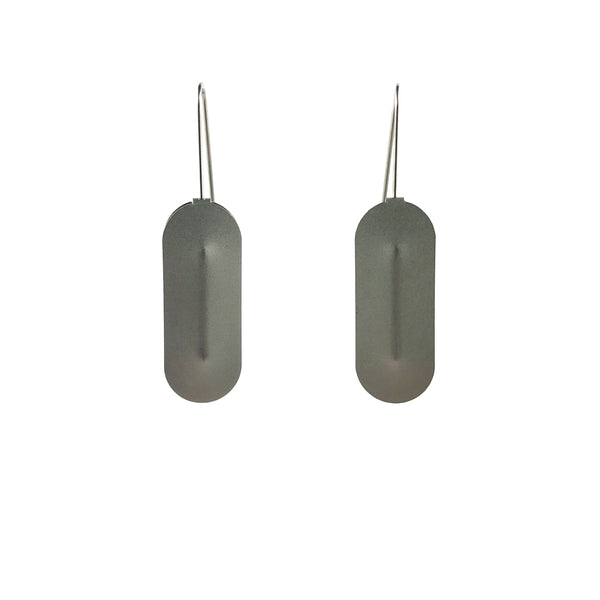Oval Short Earrings - Ferro Forma