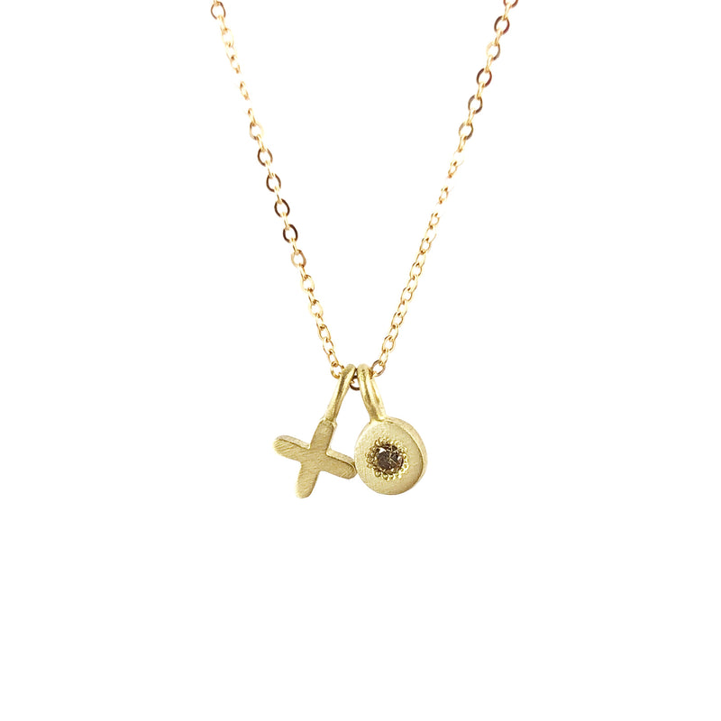 XO Necklace with Love Charms - Kaoru Rogers