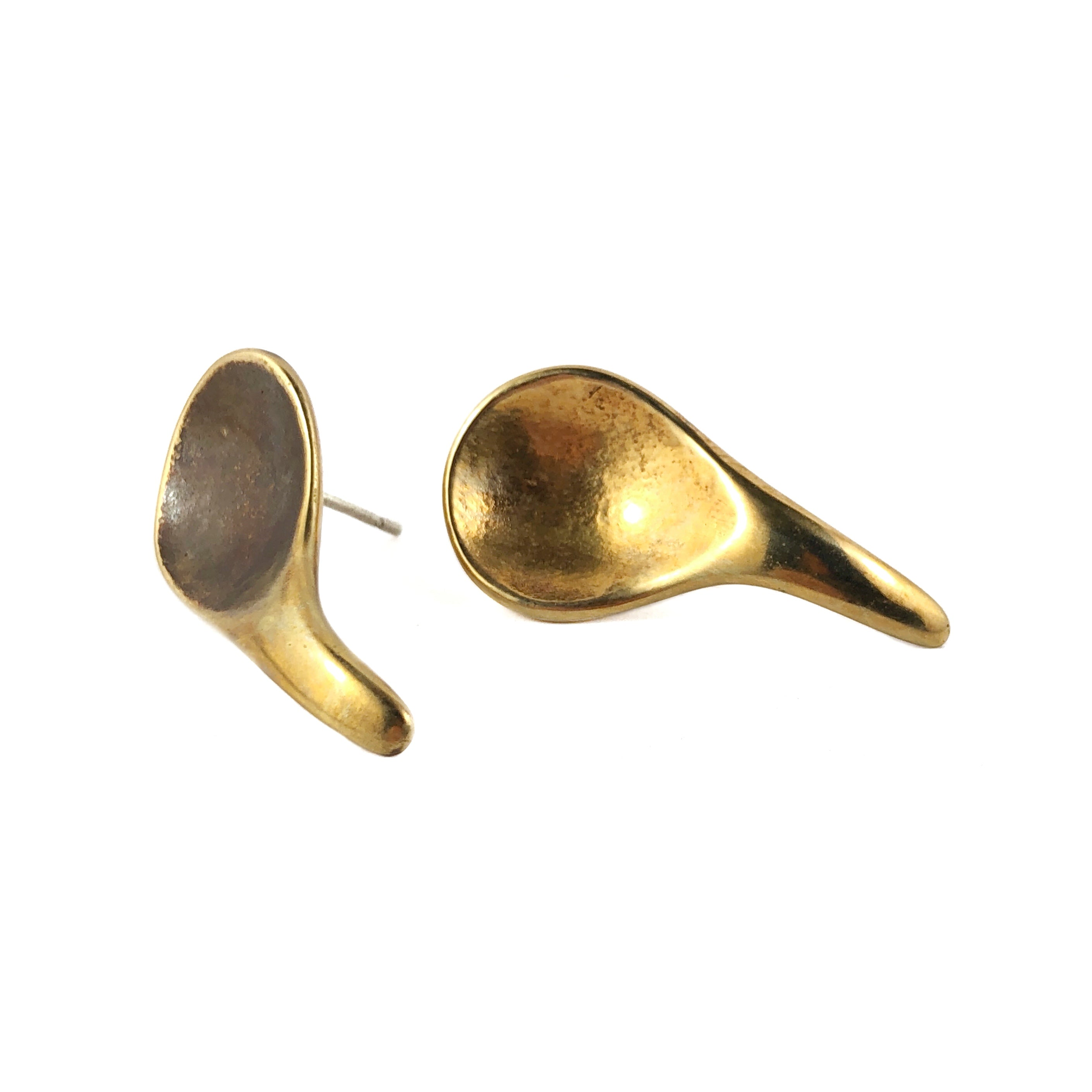 Spoon Bronze Studs - Maker B Gallagher
